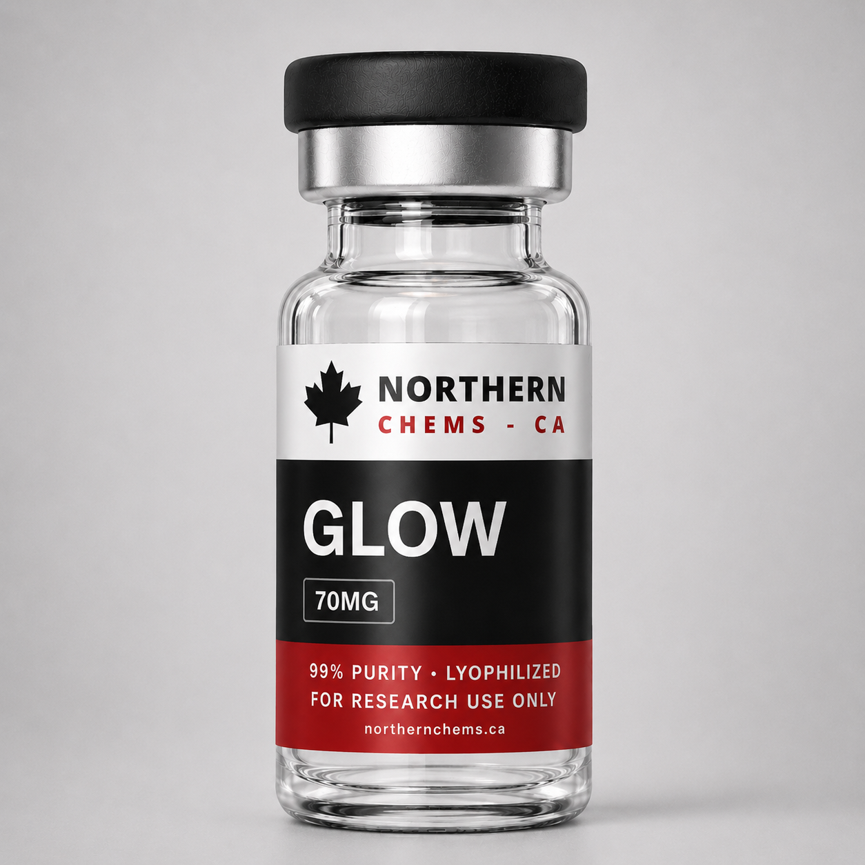 GLOW 70mg vial